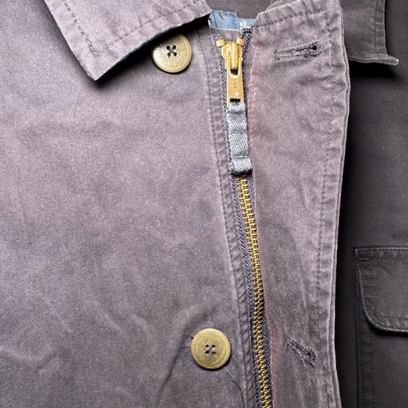 Ralph Lauren Men’s Chore Jacket VTG XL Blue Outdoor Barn Field Zip Button 90s - Picture 10 of 15